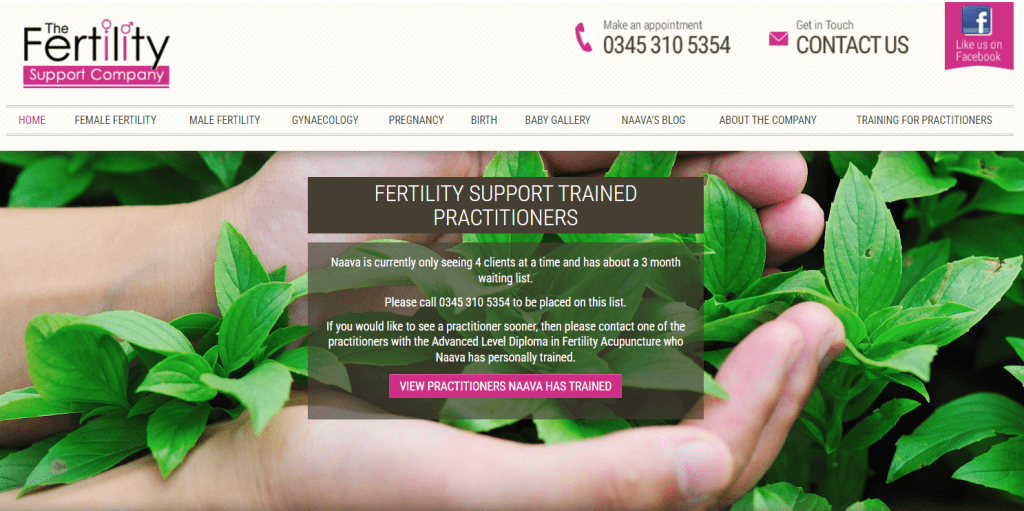 the fertility support company website