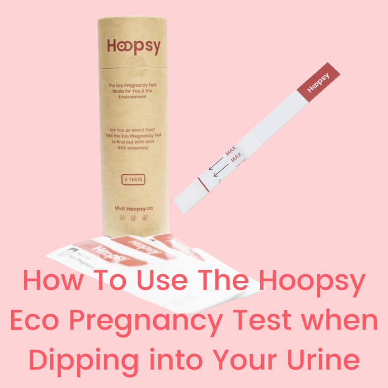 How To Use The Hoopsy Eco Pregnancy Test when Dipping into Your Urine