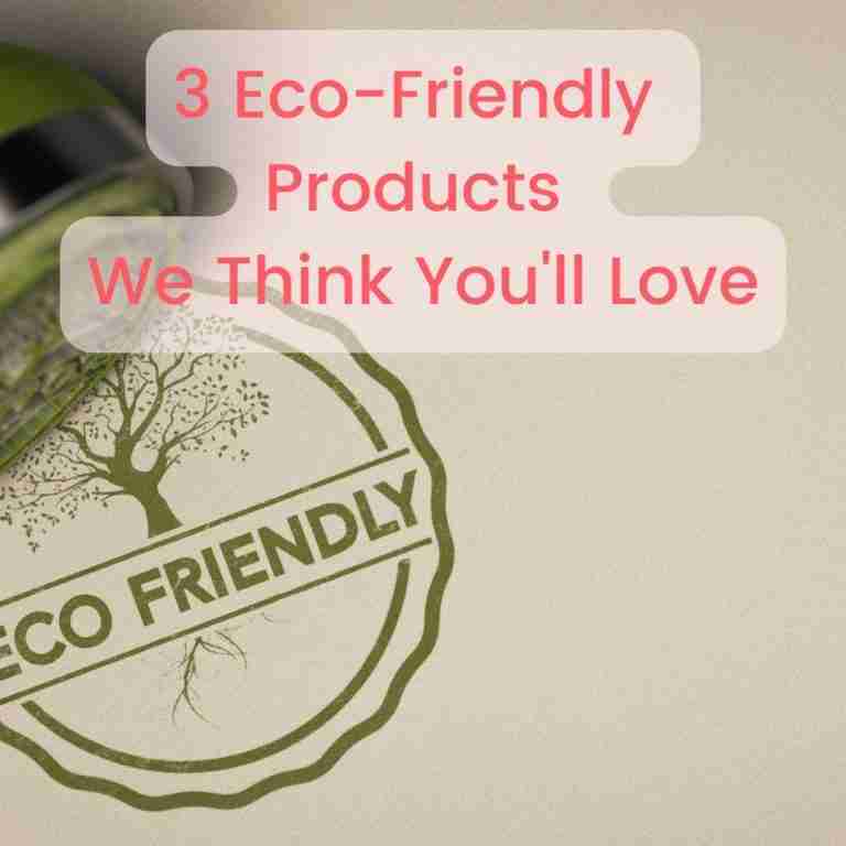3 Ecofriendly products we think youll like