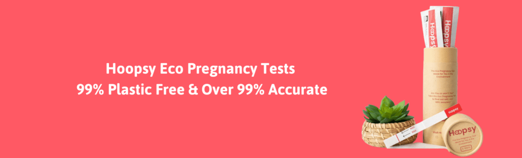 Hoopsy home page banner eco friendly pregnancy tests and accurate