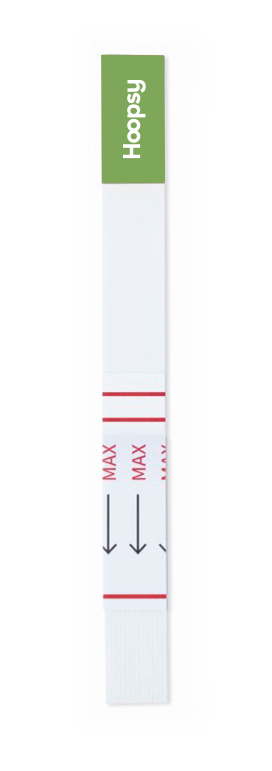 Hoopsy test strip
