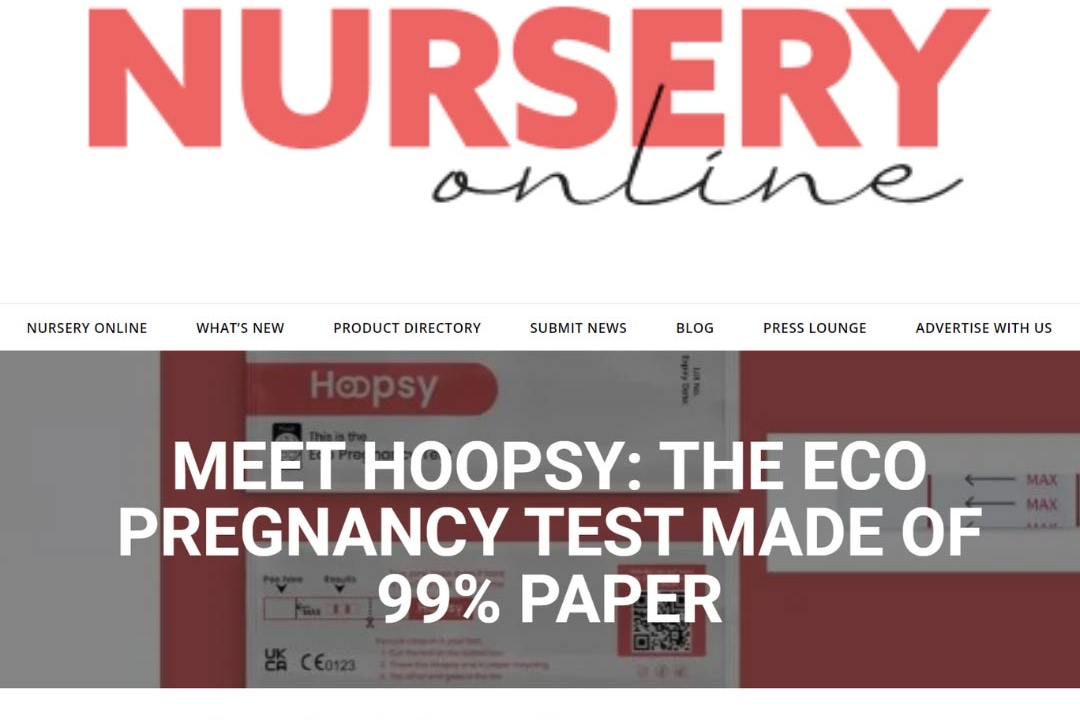 Meet Hoopsy: The eco pregnancy test made of 99% paper