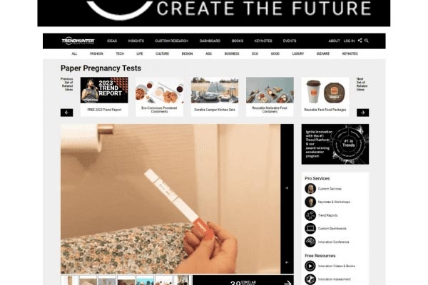 Hoopsy Introduces a Recyclable Pregnancy Test to Curb Waste