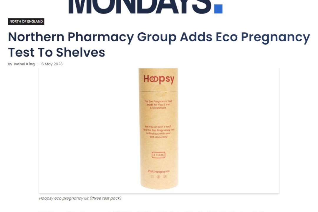 Northern Pharmacy Group adds Eco Pregnancy Test to Shelves