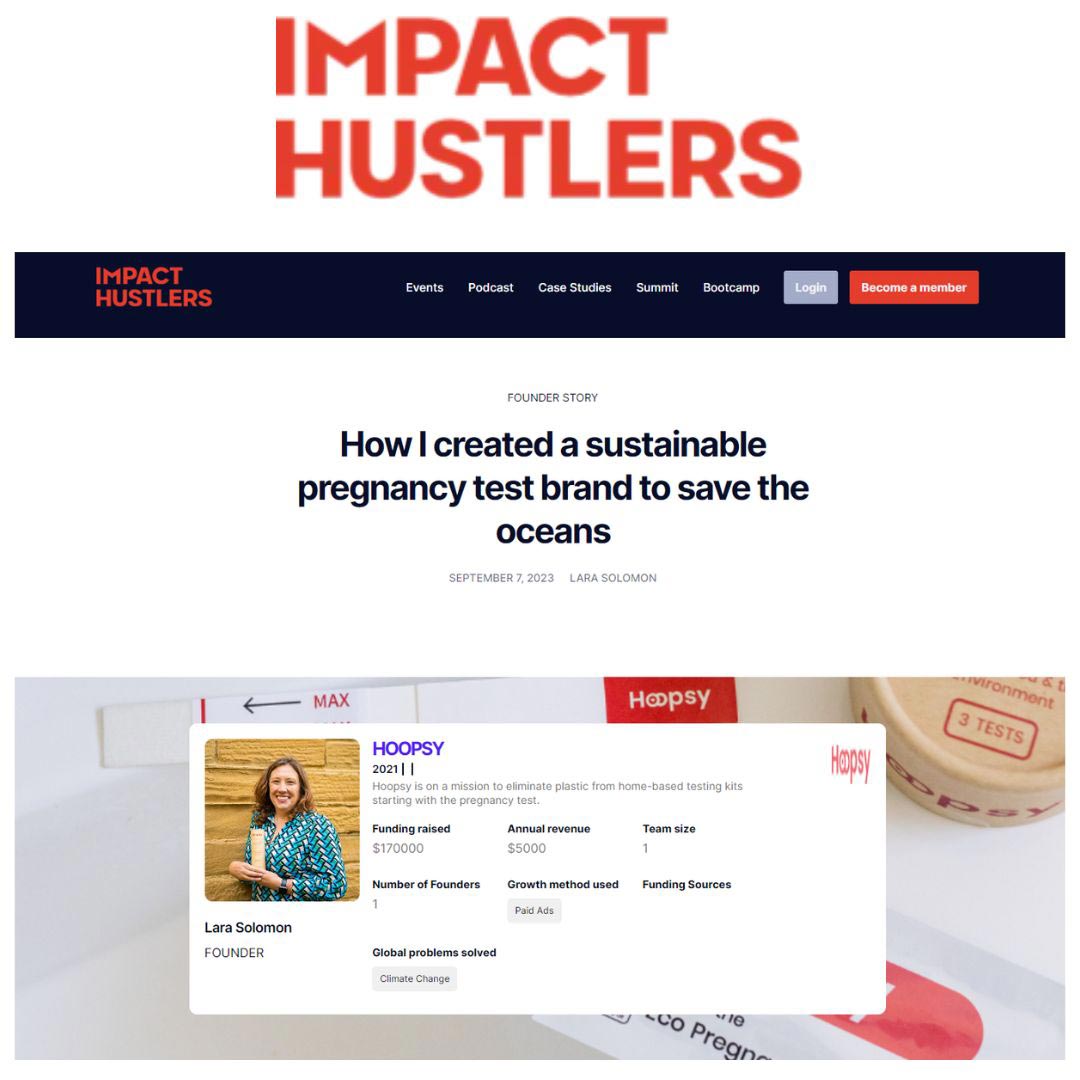 How I created a sustainable pregnancy test brand to save the oceans