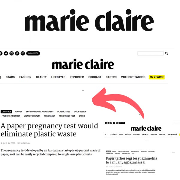 A paper pregnancy test would eliminate plastic waste