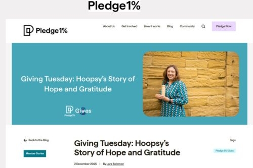 Pledge 1% media feature