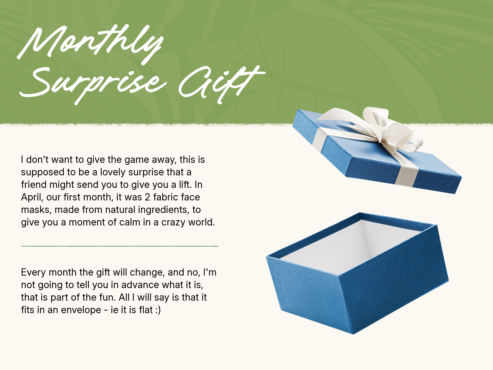 Surprise Gift A small gift