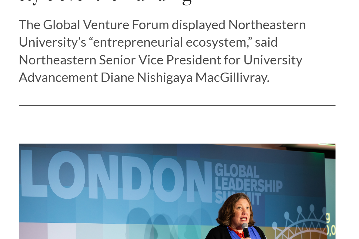 Northeastern Global News pitch competition