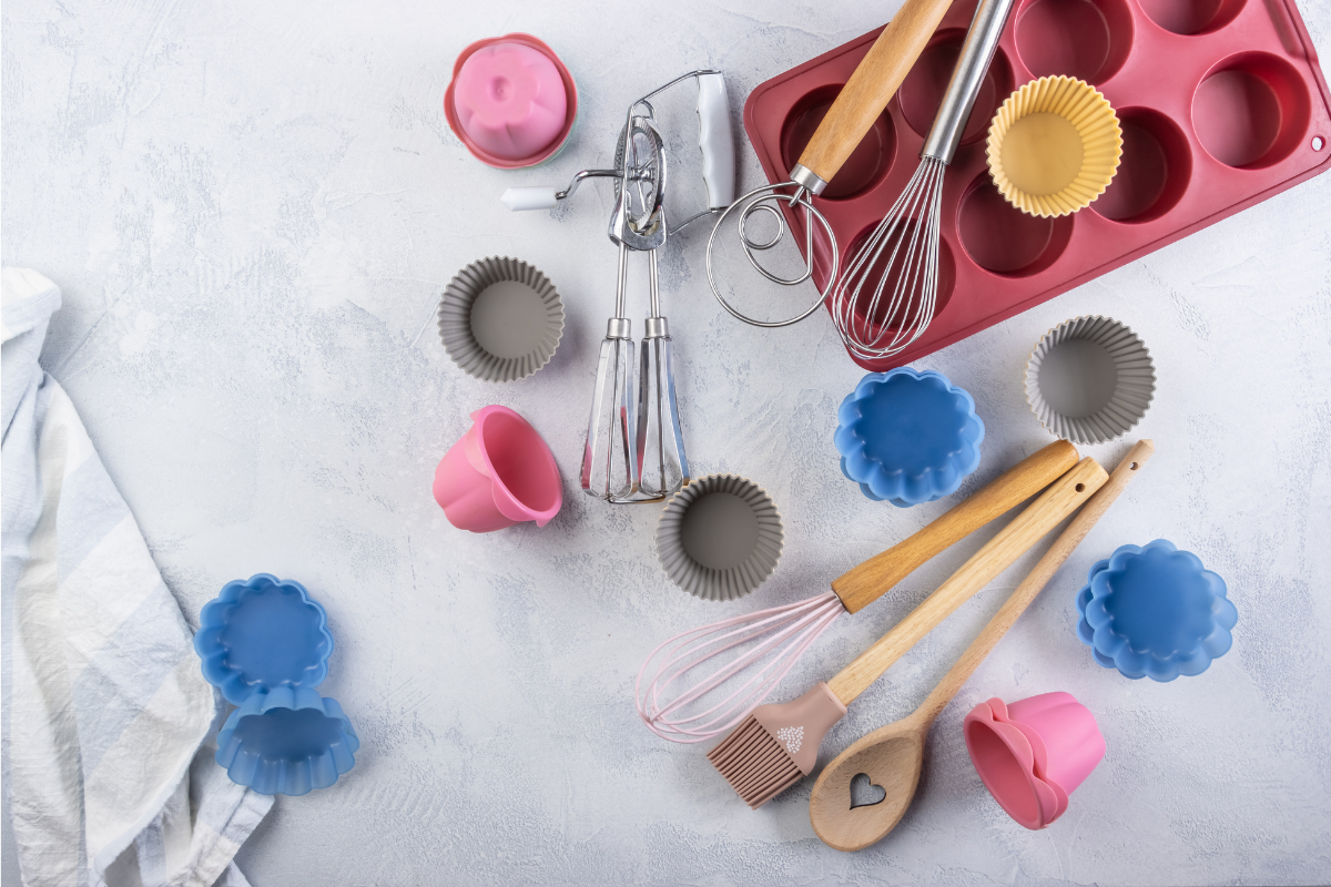 silicone cupcake tray and cupcake cases