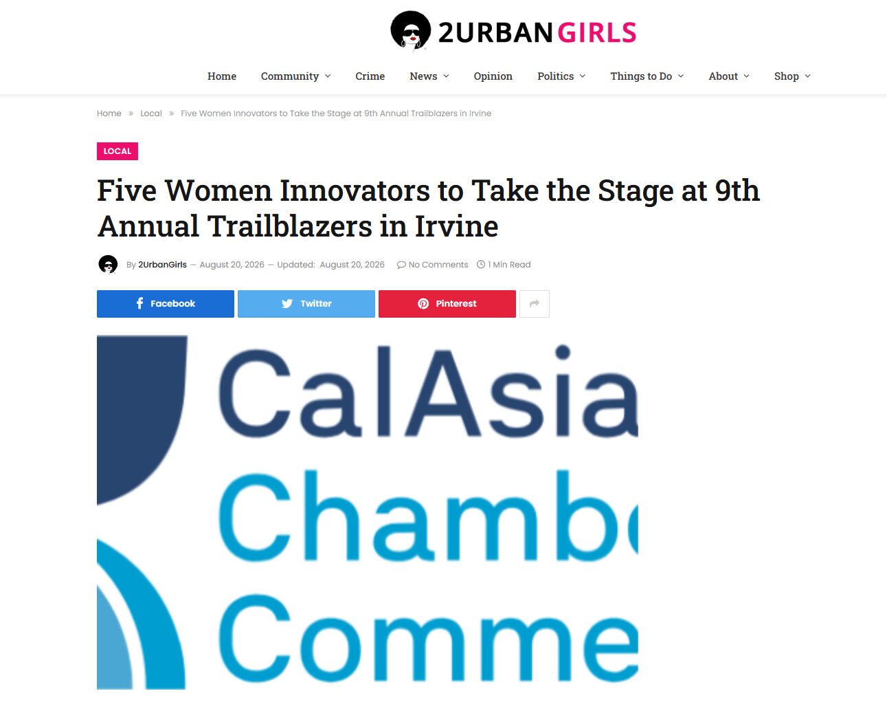 Two Urban girls on trailblazers pitch event
